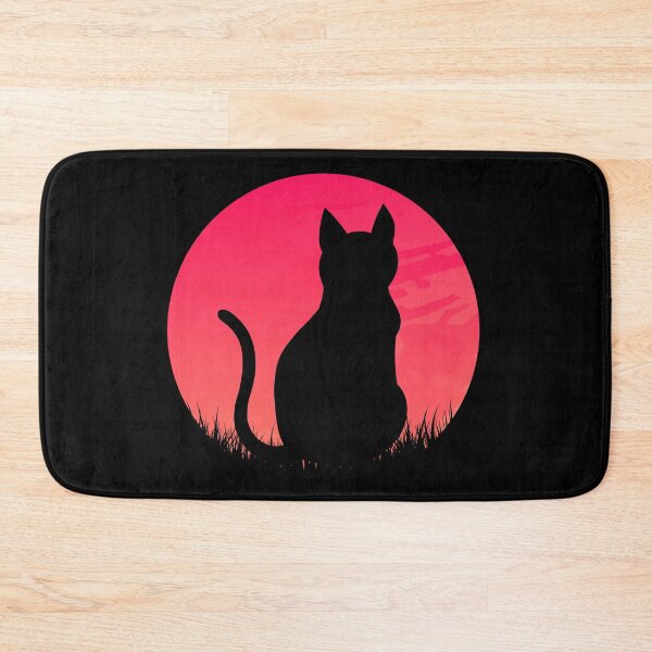 Item preview, Cute Black Cat Watching Sunset  designed and sold by knapst.