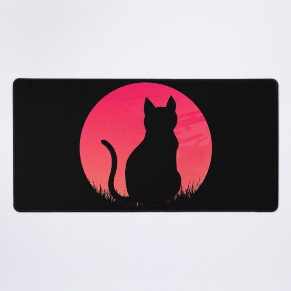 Item preview, Cute Black Cat Watching Sunset  designed and sold by knapst.
