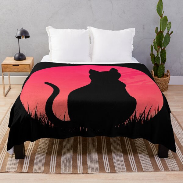 Item preview, Cute Black Cat Watching Sunset  designed and sold by knapst.