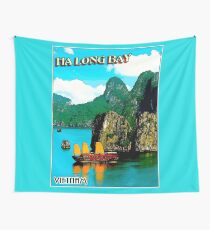 VIETNAM : Vintage HA LONG BAY Advertising Print Wall Tapestry