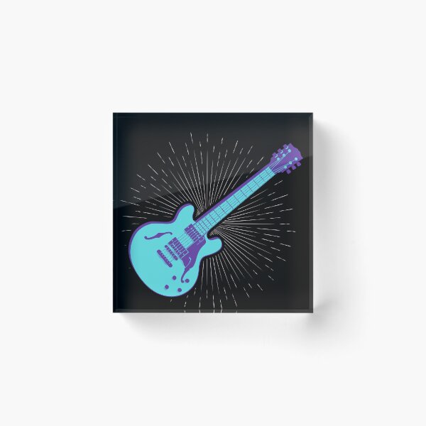Item preview, blue guitar designed and sold by La boutique de Clémence.