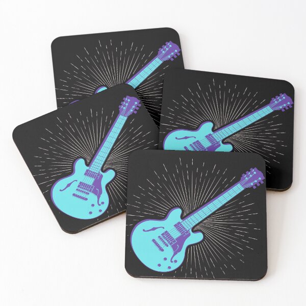 Item preview, blue guitar designed and sold by La boutique de Clémence.