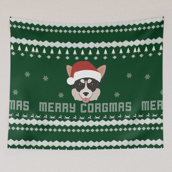 Item preview, Merry Corgmas Corgi Santa Claus Corgi winter sweater style Christmas Sweater Xmas Corgi Christmas Gift Corgi Ugly Jumper Holiday Gift designed and sold by ALLURE-minimal.