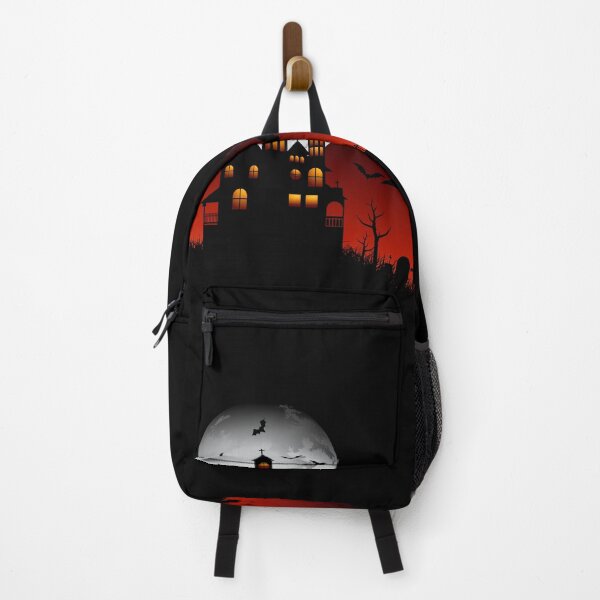 Item preview, Scary Haunted House And Graveyard At Night desing halloween art designed and sold by rmannioui.