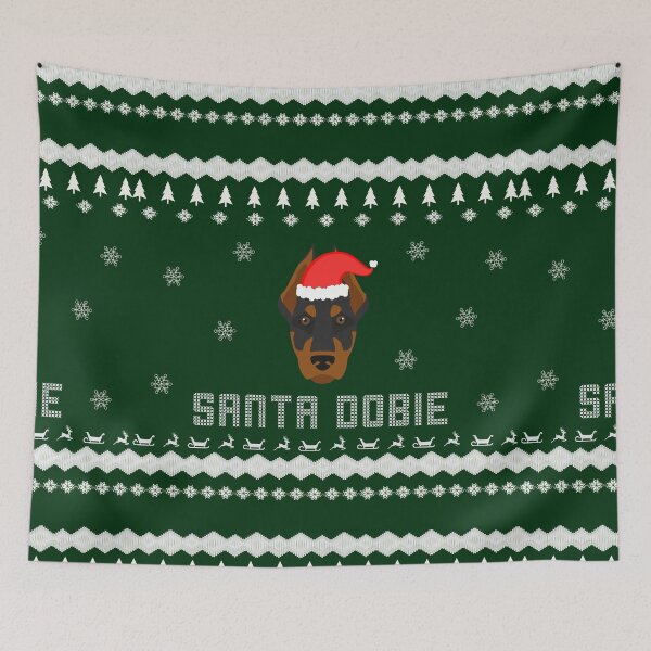 Item preview, Santa Dobie - Doberman Christmas Sweater Xmas Doberman Christmas Gift Doberman Ugly Jumper Holiday Gift Doberman designed and sold by ALLURE-minimal.