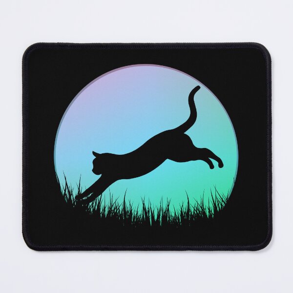 Item preview, Cute Black Cat Watching Sunset designed and sold by knapst.