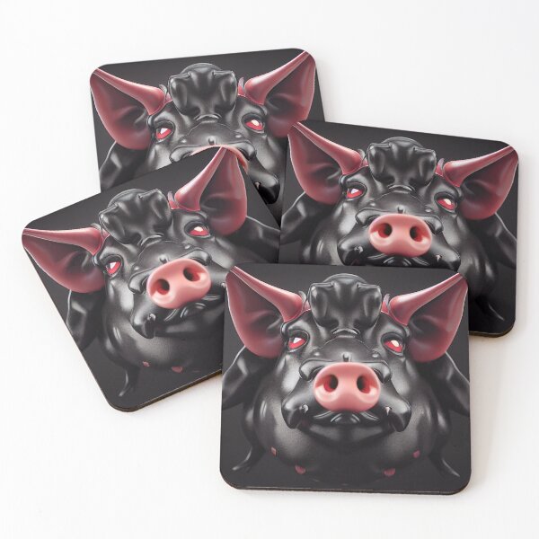 Item preview, Satan in the form of a demonic pig resembling a monster designed and sold by ART NeuroSmARTxx.