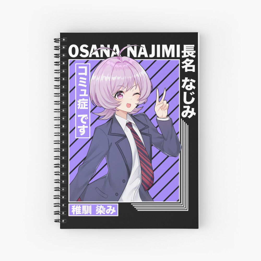 Najimi osana San sticker valentines Spiral Notebook for Sale by sagecream