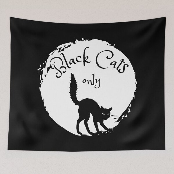 Item preview, black cats only Halloween designed and sold by FONESAY.