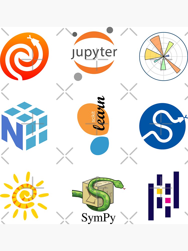 Astropy, Jupyter, Matplotlib, NumPy, Scikit Learn, SciPy, SunPy, SymPy ...