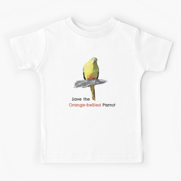 Orange-bellied Parrot Kids & Babies Teeshirts, Rompersuits Kids T-Shirt