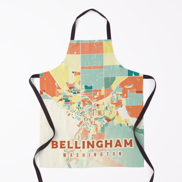 Item preview, Bellingham Washington US map designed and sold by chrlalexandru.