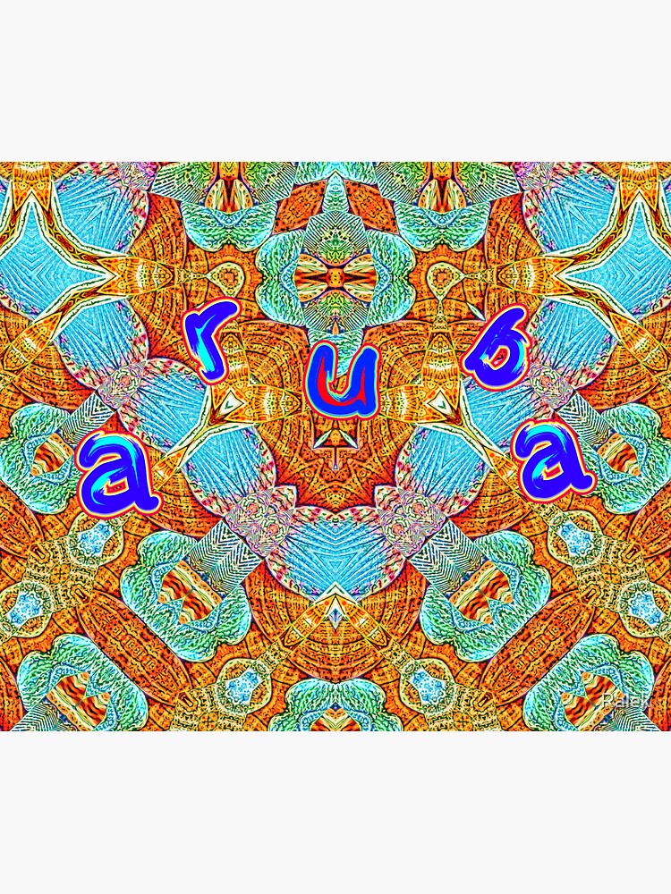 SOUVENIRS OF THE ARUBA CARNIVAL ARUBA GEOMETRIC