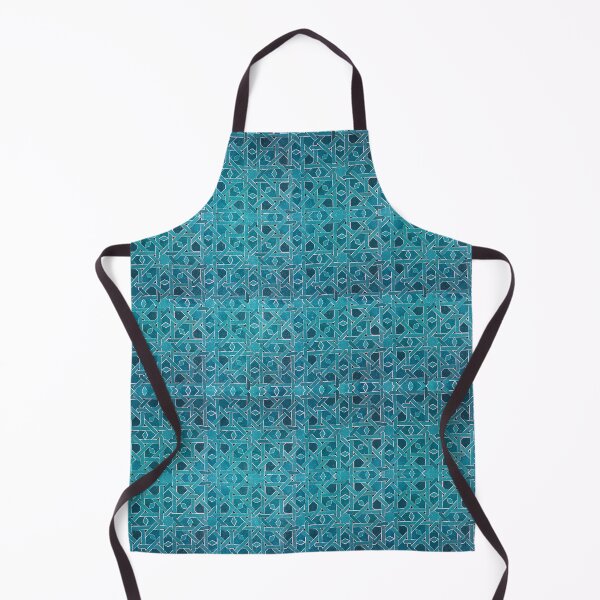 Item preview, Green Blue Moroccan Mosaic Tiles Art, Traditional Moroccan Zellige Mosaic designed and sold by HTS.