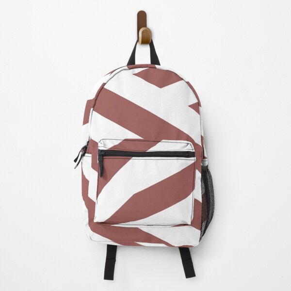 Item preview, Red White Abstract Stripe Pattern Pairs Graham and Brown 2023 COTY Alizarin designed and sold by ColorOfTheYears.