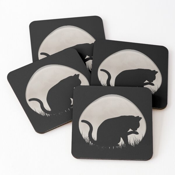 Item preview, Cute Black Cat Watching Sunset Essential designed and sold by knapst.