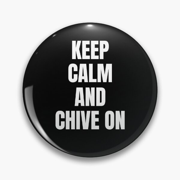 Item preview, Keep calm and chive on designed and sold by Nepaz-Designs.