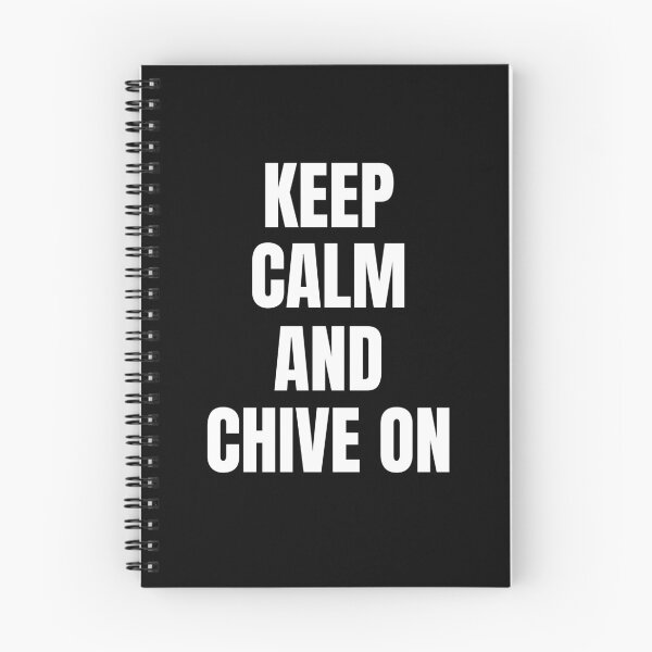 Item preview, Keep calm and chive on designed and sold by Nepaz-Designs.