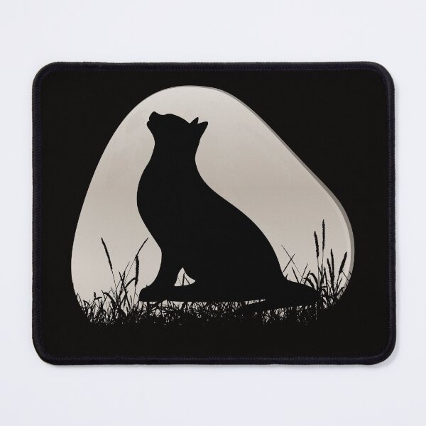 Item preview, Cute Black Cat Watching Sunset designed and sold by knapst.