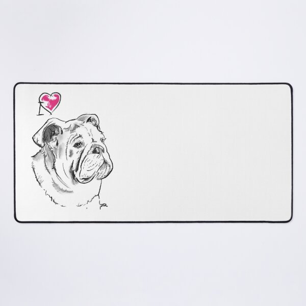 Item preview, I Love My Bulldog designed and sold by douglasrickard.