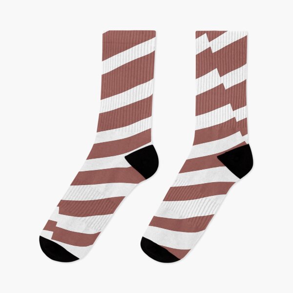 Item preview, Red White Diagonal Offset Stripe Pattern Pairs Graham and Brown 2023 COTY Alizarin designed and sold by ColorOfTheYears.