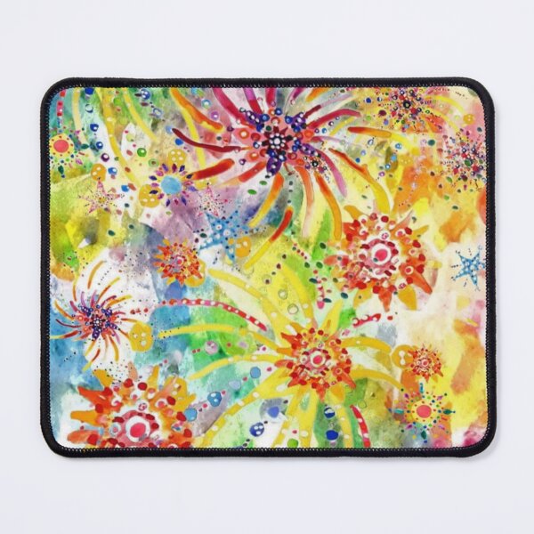 Item preview, Fireworks In A Diwali Sky Watercolour Collage designed and sold by DefaultOneWorld.
