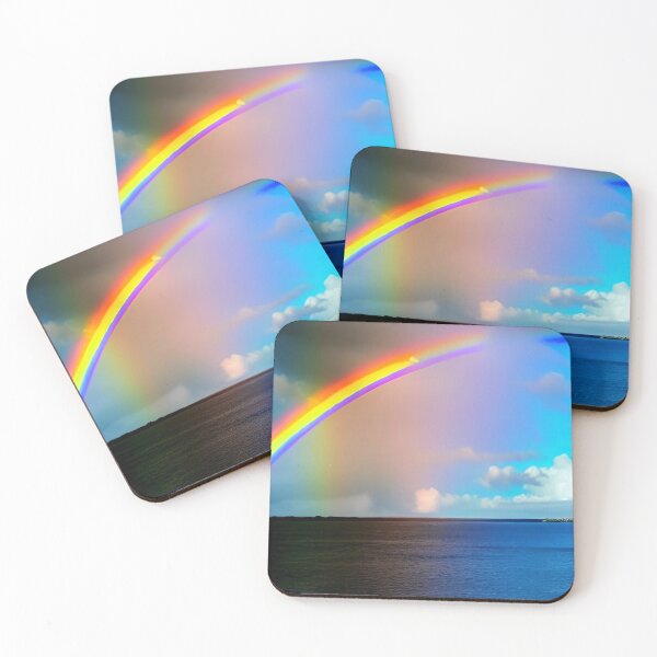 Item preview, rainbow over water designed and sold by OverAltruist.