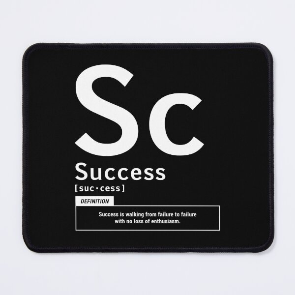 Item preview, Success Periodic Science Definition Inspirational Quote designed and sold by EnhanceCreative.