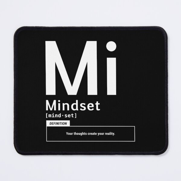 Item preview, Mindset Periodic Science Definition Inspirational Quote designed and sold by EnhanceCreative.