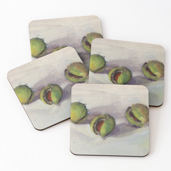 Item preview, Conkers! From an original oil painting by the artist. designed and sold by Alexmorrisart.