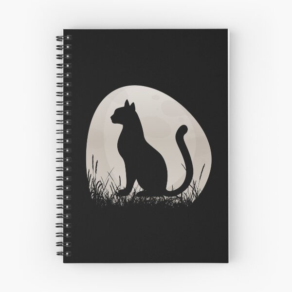 Item preview, Funny Cute Black Cat Watching Sunset designed and sold by knapst.