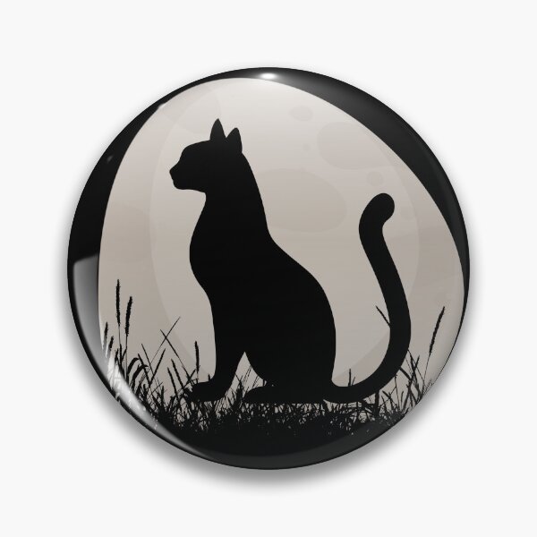 Item preview, Funny Cute Black Cat Watching Sunset designed and sold by knapst.