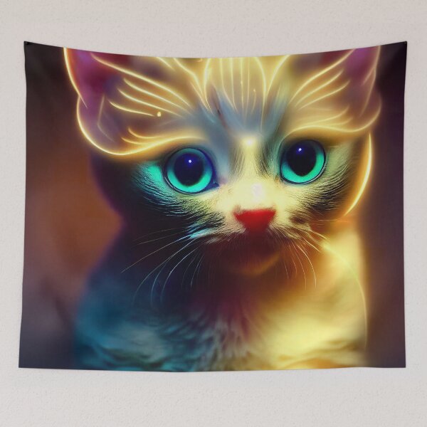 Item preview, Lumina Cat designed and sold by ExosAiArt.