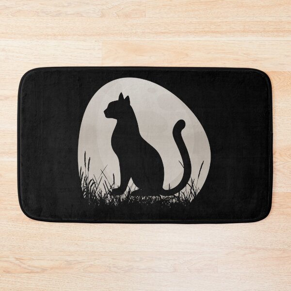 Item preview, Funny Cute Black Cat Watching Sunset designed and sold by knapst.
