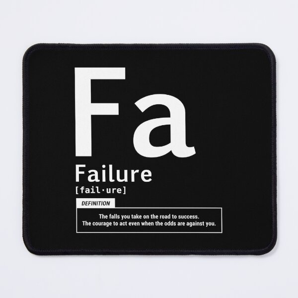 Item preview, Failure Periodic Science Definition Inspirational Quote designed and sold by EnhanceCreative.