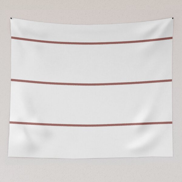 Item preview, Red White Horizontal Stripe Pattern Pairs Graham and Brown 2023 COTY Alizarin designed and sold by ColorOfTheYears.