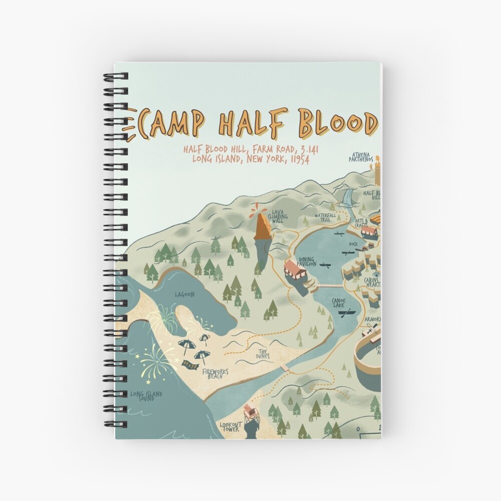 Map of Camp Half Blood Zipper Pouch for Sale by Nakamoto99