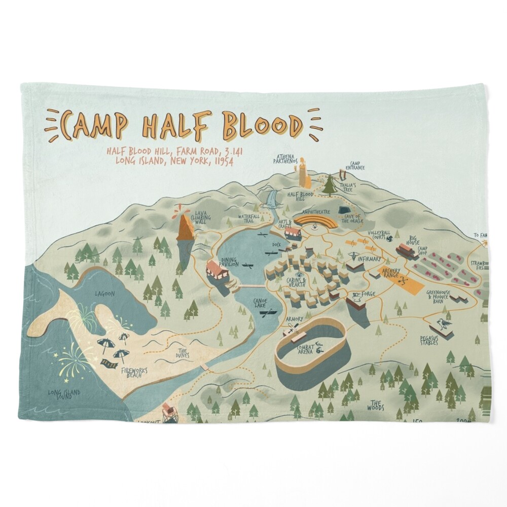 Map of Camp Half Blood Notebook