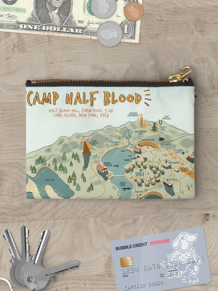Camp Half-blood Map Art Print Percy Jackson Camp Map PJO 