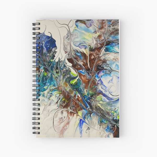 Item preview, Faces of Fall (Dutch Pour) by Monica Darling, FlowingLotus Art designed and sold by FlowingLotus.