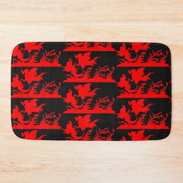 Item preview, Fairytale Germany cockfight silhouette red designed and sold by G-M-Designs.