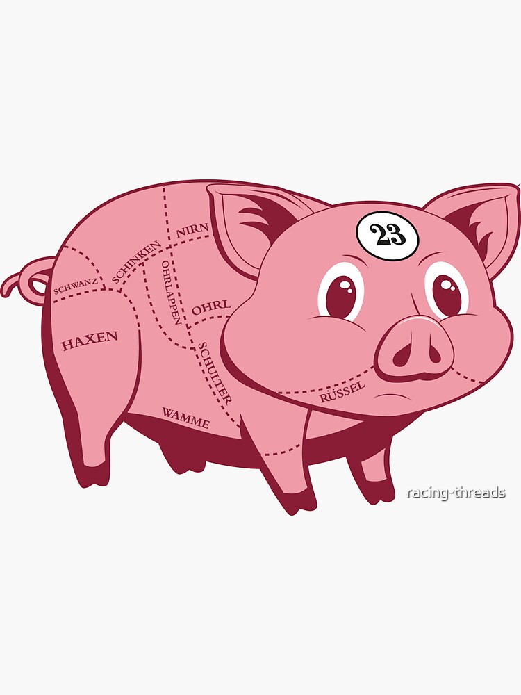 Pink Pig by racing-threads