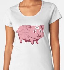 Pink Pig Women's Premium T-Shirt