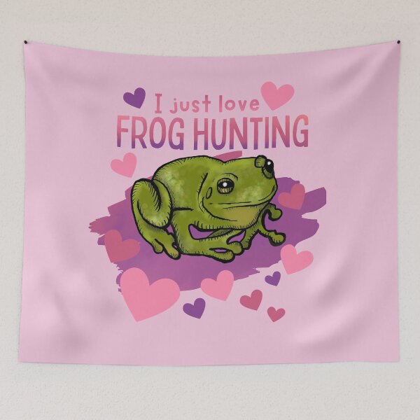 Item preview, I Just Love Frog Hunting designed and sold by CampK80.