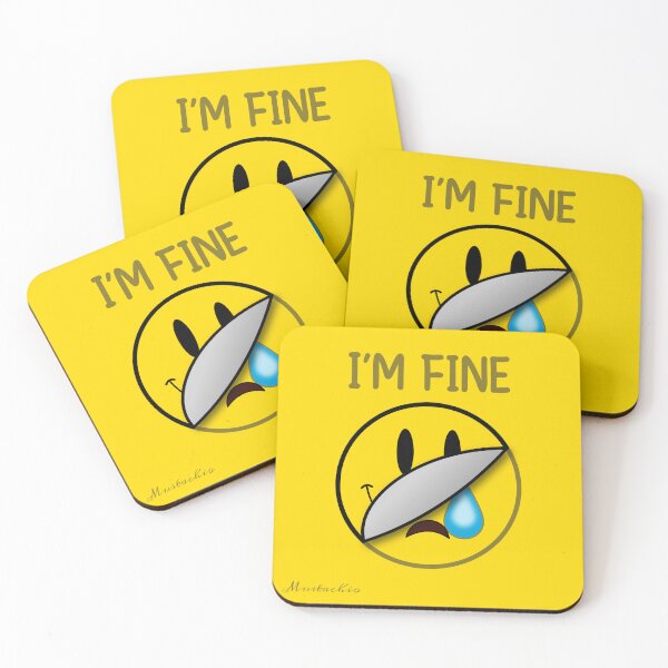 Item preview, Im Fine designed and sold by Mustachio-Draws.