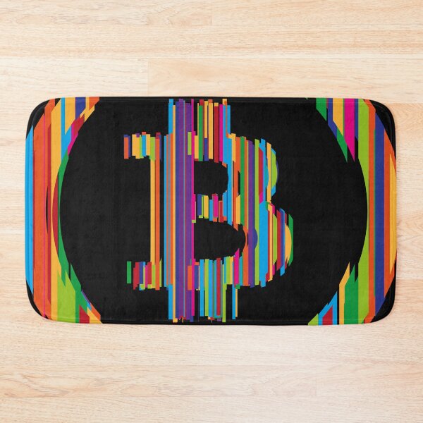 Item preview, Bitcoin - logo with multicolor effect designed and sold by AnassBachar.
