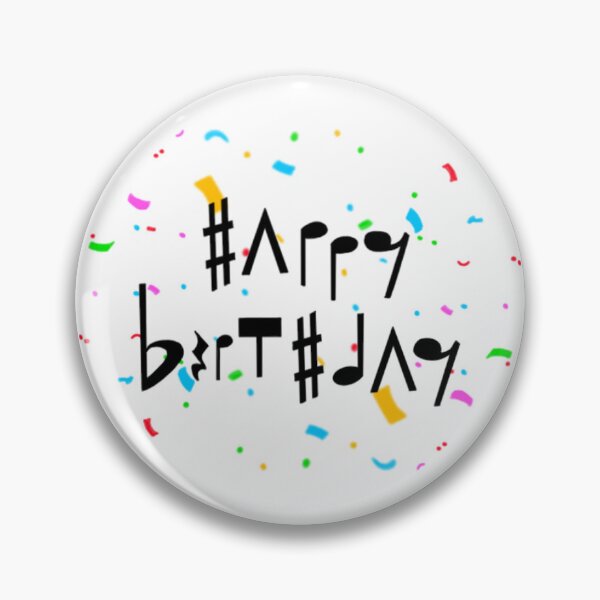 Item preview, Happy Birthday Music Symbols designed and sold by Jane Huffer.