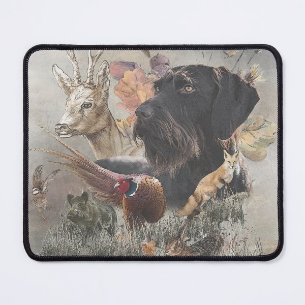 Item preview, Hunting Companion , German Wirehaired Pointer designed and sold by TammyHunterArt.