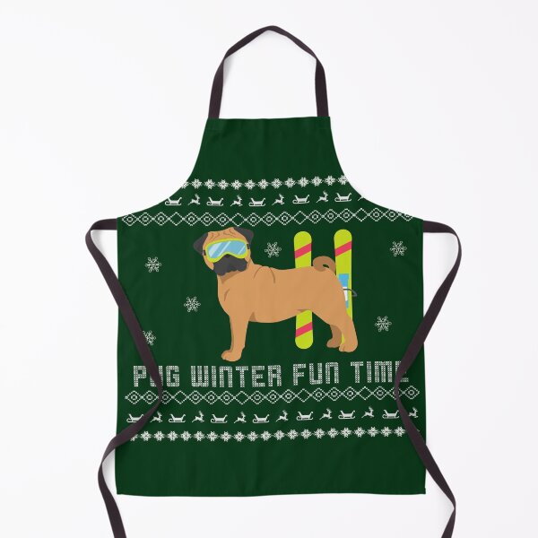 Item preview, Pug winter fun time Pug winter sweater style Sweater Xmas Pug Christmas Gift Pug Ugly Jumper WinterGift designed and sold by ALLURE-minimal.