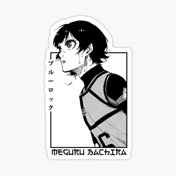 Meguru Bachira In Japanese - Blue lock Sticker for Sale by yoku